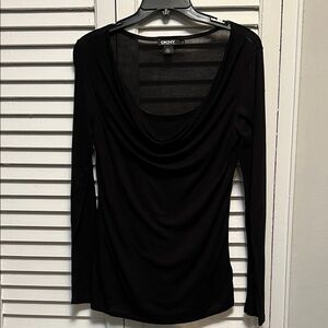 DKNY Black Women's Top size Small